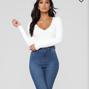 Damaris off shoulder bodysuit